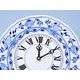 Clock wall 24 cm + Clockwork, Original Blue Onion Pattern