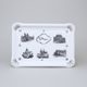 Porcelain Tray with Prague Motifs (Decor No. 1), Vilém Janoušek, Český porcelán a.s.