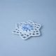 Christmas decoration - Snow flake 10,4 cm, Original Blue Onion Pattern