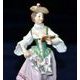 Singer 14 cm Galante Kapelle, Meissen porcelain