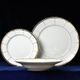 Natalie gold: Plate set fo 6 pers., Thun 1794 Carlsbad porcelain