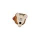 Rabbit figurine with accordeon 4 / 4 / 8cm, stoneware, Goebel