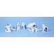 Blue Onion: Bunny - salt and pepper shakers 10 cm, Leander Loučky