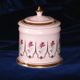 Dóza kulatá 13,5 cm, 400 ml, dekor 267, Růžový porcelán z Chodova