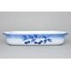 Bowl baking 7 x 39,8 x 24,6 cm, Thun 1794 Carlsbad porcelain, BLUE CHERRY