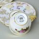 Cup 90 ml espresso + saucer 120 mm, 2 pcs. + gift box, Cecily roses, Carlsbad