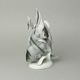 Angelfish (Pterophyllum), 15,5 x 9,5 x 25,5 cm, Pastel, Porcelain Figures Duchcov