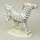 Zebra 29,5 x 25,5 x 11,5 cm, Luxor, Porcelánové figurky Duchcov (2.j.)