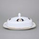 Butter dish for 250 g butter, Thun 1794 Carlsbad porcelain, BERNADOTTE arms