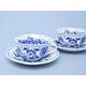 Cup + saucer tea Prague Charles Bridge 200 ml / 15,5 cm tea, 1 pcs., Original Blue Onion pattern