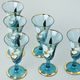 Egermann: Liqueur set of glasses Aquamarin 90 ml, 6 pcs.,Crystal Glasses Egermann