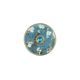 Brooch Almond Tree Blue 5 / 5 / 1 cm, porcelain, V. van Gogh, Goebel