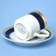 Sabina 767: Cup 100 ml espresso + saucer 115 mm, cobalt + blue, Leander Loučky