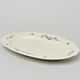 Dish oval 36 cm, Thun 1794 Carlsbad porcelain, BERNADOTTE ivory + flowers
