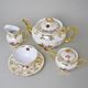 Tea set for 6 pers., Cecily roses, Royal porcelain Bohemia