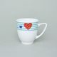 Mug Lea 360 ml, hearts + blue, Thun karlovarský porcelán