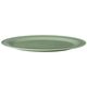 Beat grey-green: Plate oval 35 x 28 cm, Seltmann porcelain