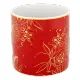 Mug "The Original" 500 ml, Christmas red-gold decor, Meissen porcelain