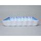 Baking Dish Square 24 x 24 x 24 cm, Thun 1794, Carlsbad porcelain, BLUE CHERRY