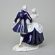 Couple rococo 17,5 x 10,5 x 22 cm, Porcelain Figures Duchcov