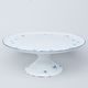 Cake plate on stand 32 cm, Thun 1794 Carlsbad porcelain, BERNADOTTE blue flower