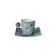 Cup and saucer James Rizzi - Fibe Peace a Chance, 100 ml / 10,5 cm, Fine Bone China, Goebel