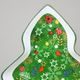 Christmas tree tray 30 x 25 cm, new bone china, EGAN