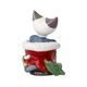 Cat Paco 10 / 5 / 8cm, biscuit china, Cats Goebel R. Wachtmeister