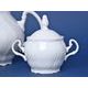 Tea set for 6 persons, Thun 1794 Carlsbad porcelain, BERNADOTTE white