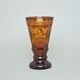 Egermann: Vase Yellow Stain (Amber), 19,5 cm, Crystal Vases Egermann