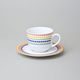 80110: Šálek kávový 165 ml a podšálek 135 mm, Thun 1794, karlovarský porcelán, OPÁL