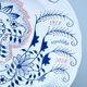 Plate wall 100th Czech republic anniversary, Original Blue Onion Pattern