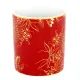 Mug shape Berlin "The Original" 250 ml red-gold, Meissen porcelain