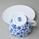 Šálek 330 ml a podšálek 17 cm Milada, Fragmenty cibuláku, modrá, Český porcelán a.s.
