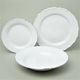 Plate set for 6 persons, HC002 platinum line, Elizabeth