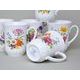 Mug Derby 250 ml, set 6 pcs., colorful flowers, Český porcelán a.s.