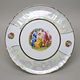 The Three Graces: Cake plate on stand 32 cm, Thun 1794 Carlsbad porcelain, BERNADOTTE
