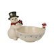 Bowl with snowman Snowy Winter 17.5 / 12.5 / 12cm, stoneware, Goebel
