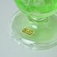 Egermann: Vase Green - Leaves, 25 cm, Crystal Vases Egermann