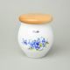 Jar Baňák 10,4 cm CUKR (sugar), 0,4 l, Forget-me-not, Český porcelán a.s.