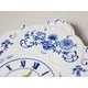 Blue Onion: Clock wall 25 x 18 cm pendular, Leander 1907