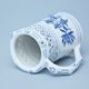 Embossed beer jug 400 ml, Original Blue Onion Pattern