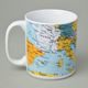 Mug Big 0,47 l, map of Southern Europe and Near East, Thun 1794 Carlsbad porcelain