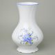 Vase 23 cm, Thun 1794 Carlsbad porcelain, BERNADOTTE Forget-me-not-flower
