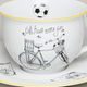 Olga: Cup breakfast 400 ml + sacuer 19 cm, men's bicycle, Český porcelán a.s.