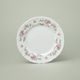 Plate dessert 19 cm, Thun 1794 Carlsbad porcelain, BERNADOTTE climbing roses