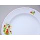 Red line: Deep plate 24 cm, strawberries, Český porcelán a.s.