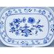 Podnos čtyřhranný s uchy 38 x 24,5 cm, Cibulák, originální z Dubí