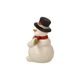 Snowman figurine The Joy of Winter 6 / 5.5 / 9cm, stoneware, Goebel