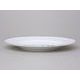 Plate dining 25 cm, Thun 1794 Carlsbad porcelain, Bernadotte frost, Platinum line